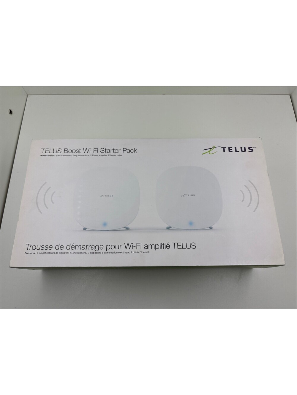 TELUS Boost Wi-Fi Range Extender Boosters Set Of 2 Brand New